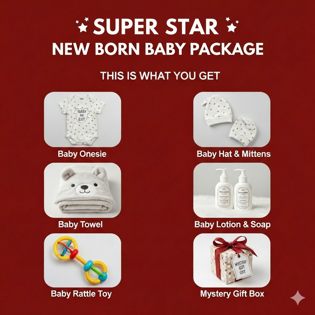 Super star new born baby package