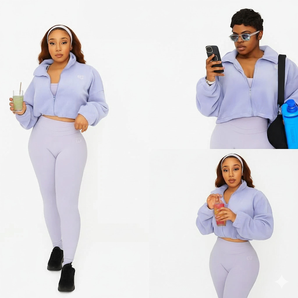 High-waisted seamless leggings (matching color